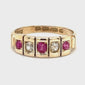 Ruby & Diamond Gypsy Ring