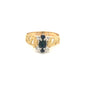 Sapphire & Diamond Ring