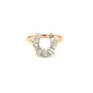 Diamond Horse Shoe Ring