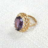 amethyst dress ring