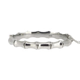 Silver 'Bamboo' Bangle