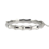 silver bamboo bangle