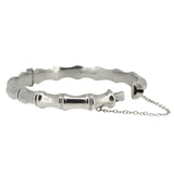 Silver 'Bamboo' Bangle