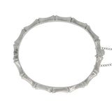 Silver 'Bamboo' Bangle