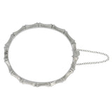 Silver 'Bamboo' Bangle