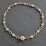 Blue Zircon Collar