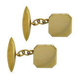 vintage gold cuff links