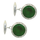 vintage enamel cufflinks