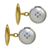 Vintage button cufflinks