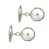 mother of pearl cuff links