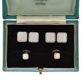 Mother Of Pearl Cuff Links & Collar Studs