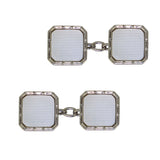 Mother Of Pearl Cuff Links & Collar Studs