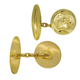 Gold Antique Cuff Links