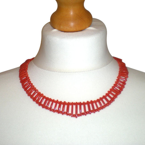 Coral Statement Necklace