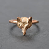 Fox Head Ring
