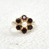 vintage garnet ring