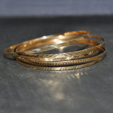 Set of 5 Gold Bangles
