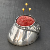 Silver Horse Hoof Pin Cushion