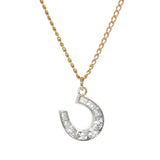 Diamond Horse Shoe Pendant