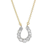 Diamond Horse Shoe Necklace