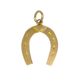 vintage horse shoe charm