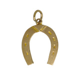 vintage horse shoe charm