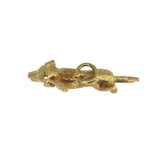 Vintage Gold Dog Charm