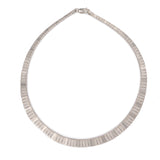 Silver Fringe Collar
