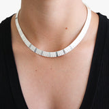 Silver Fringe Collar