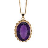 Amethyst Pendant Necklace