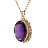 Amethyst Pendant Necklace