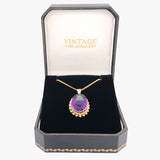 Amethyst Pendant Necklace
