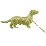 Daschund dog brooch