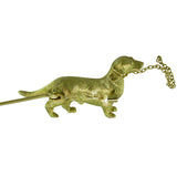 Gold Dog Brooch