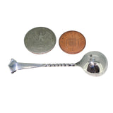hallmarked silver mustard spoon