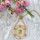 Peridot & Pearl Necklace