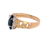 Sapphire & Diamond Ring