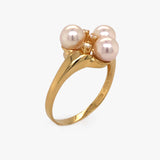 Pearl & Diamond Cluster Ring