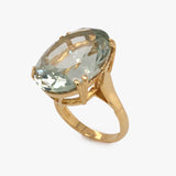 Green Amethyst Ring