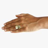 Green Amethyst Ring