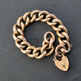 Rose Gold Curb Link Bracelet