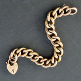 Rose Gold Curb Link Bracelet
