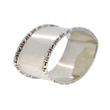 Silver Oval Napkin Ring
