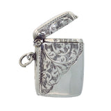 antique silver vesta