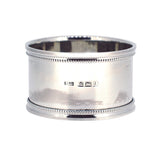 hallmarked silver napkin ring