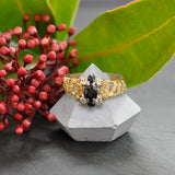 Sapphire & Diamond Ring