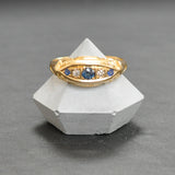 Sapphire & Diamond Ring