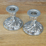 Antique Silver Candlesticks