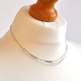 Silver Fringe Collar