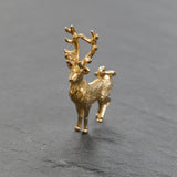 Gold Stag Charm